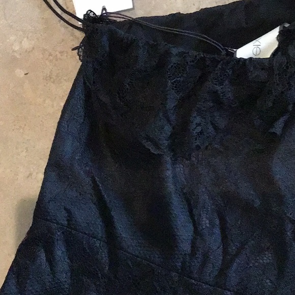 Alexis Ilana dress, one shoulder lace, side zip, black, size small, NWT - Picture 9 of 13